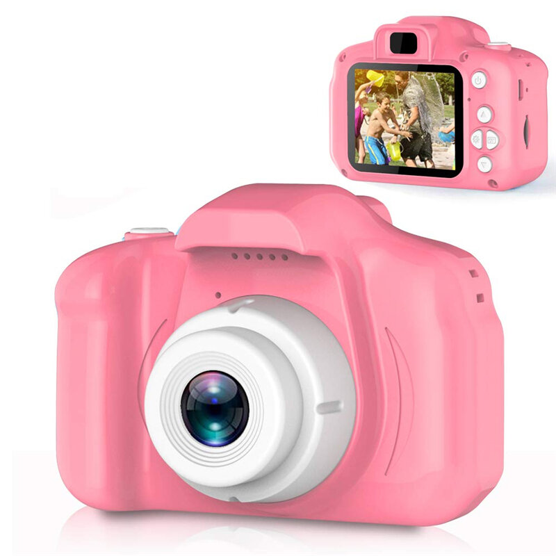 Cartoon Anti-fall Mini Children Camera 2.0 inch Sc...