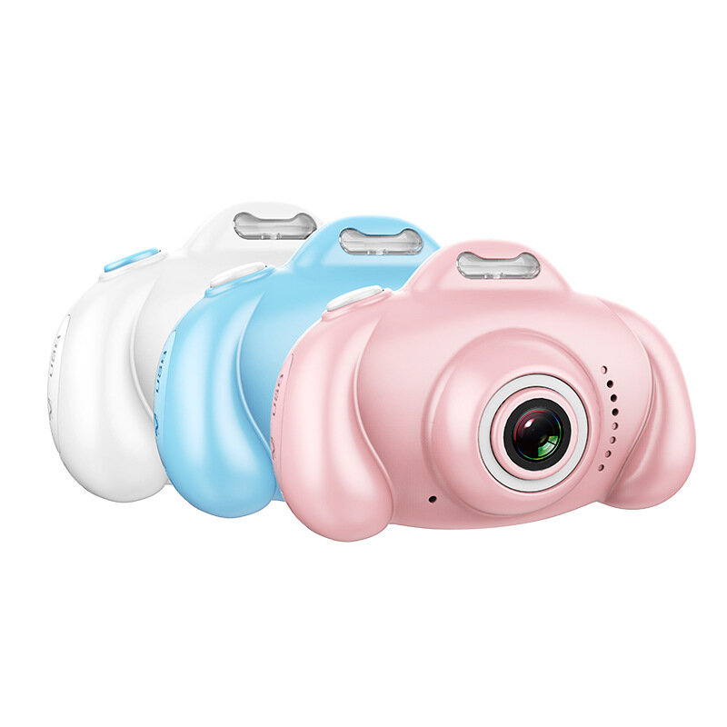 X400 4 in1 32G 2000W 2.0 Inch Mini Digital Children Camera HD 1080P LCD Camera Toy Gift For Kids - Pink Mini Camera