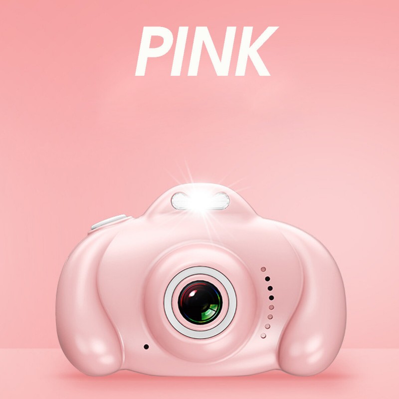 X400 4 in1 32G 2000W 2.0 Inch Mini Digital Children Camera HD 1080P LCD Camera Toy Gift For Kids - Pink Mini Camera