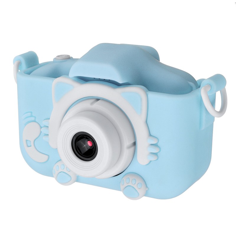 1200W 2 Inch HD Screen Chargeable Digital Camera Kids Toys Outdoor Photography - Blue