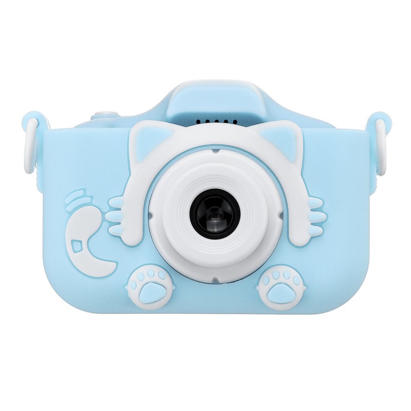 1200W 2 Inch HD Screen Chargeable Digital Camera Kids Toys Outdoor Photography - Blue