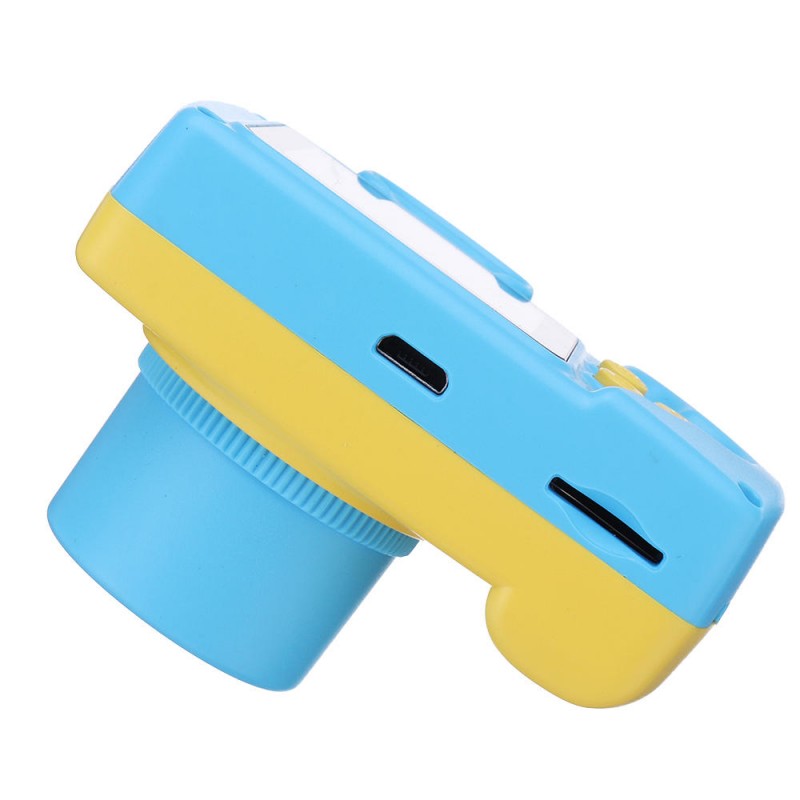 Y2 2MP 1.54 Inch IPS Touch Screen Mini Children Kids Rechargeable Camera with Flash Light - Blue