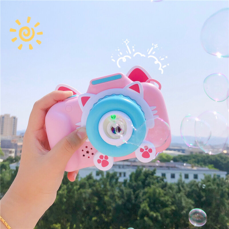 Bubble Machine Toy Children Fully-Automatic Bubble...
