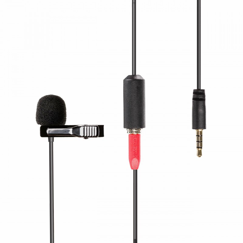 Saramonic SR-LMX1+ Omnidirectional Lavalier Clip-on Microphone for iOS &amp; Smartphones