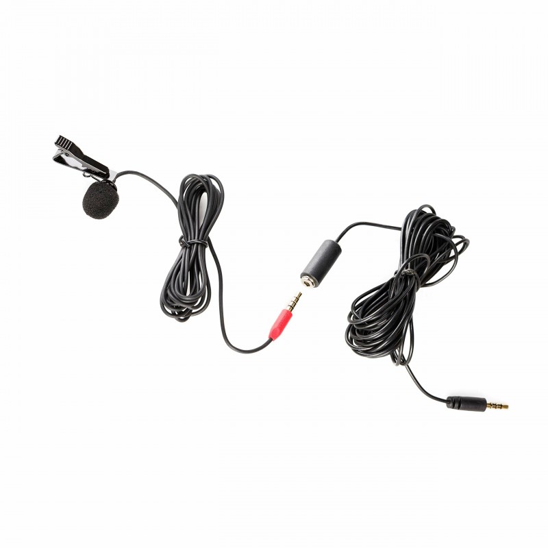 Saramonic SR-LMX1+ Omnidirectional Lavalier Clip-on Microphone for iOS &amp; Smartphones
