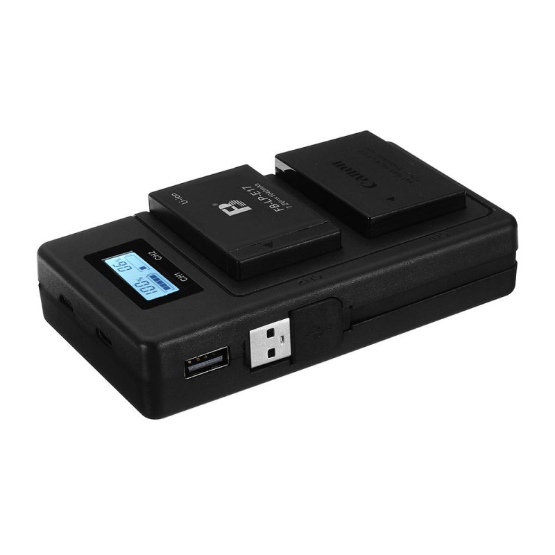Palo LP-E17-C USB Rechargeable Battery Charger Mobile Phone Power Bank for Canon LP-E17 