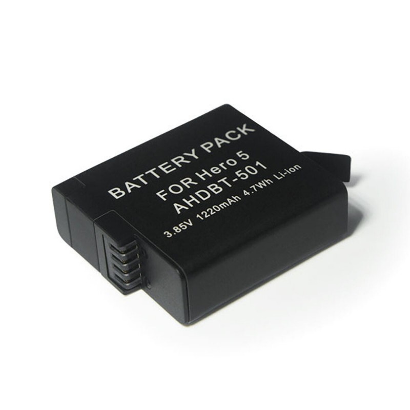 -5011220mAh Lithium Battery Rechargeable Battery for Gopro Hero 5 6 7 Camera
