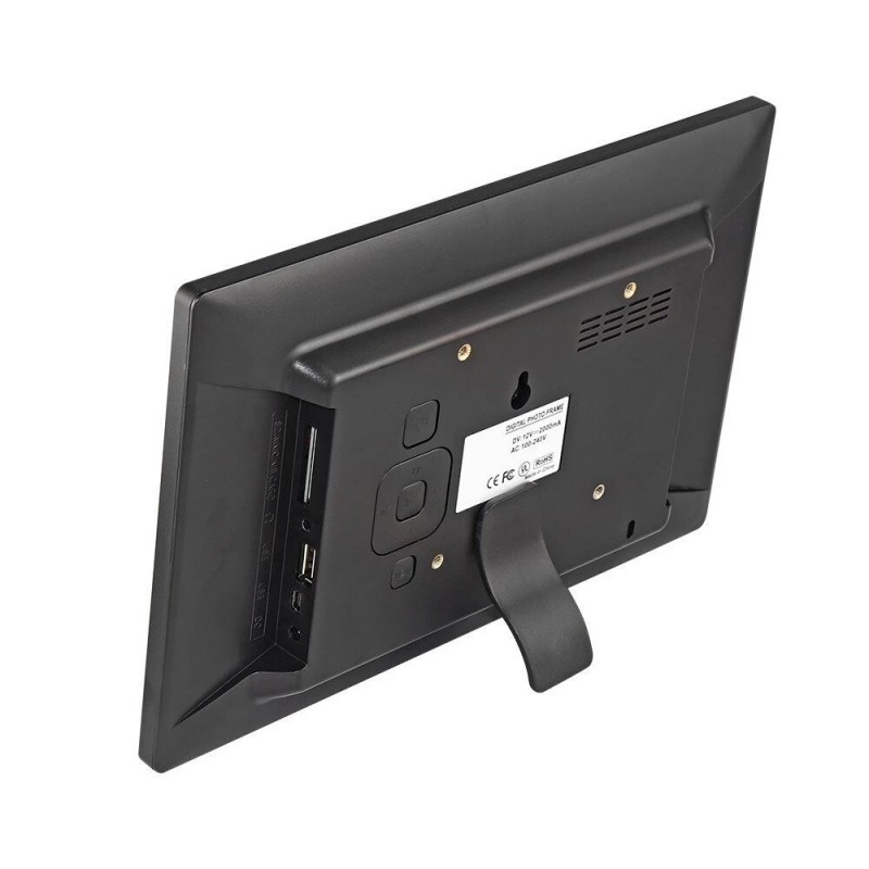 10.1 Inch HD Digital Photo Frame 1024x600P HD Ultra-Thin LED Electronic Photo Album LCD Photo Frame - White