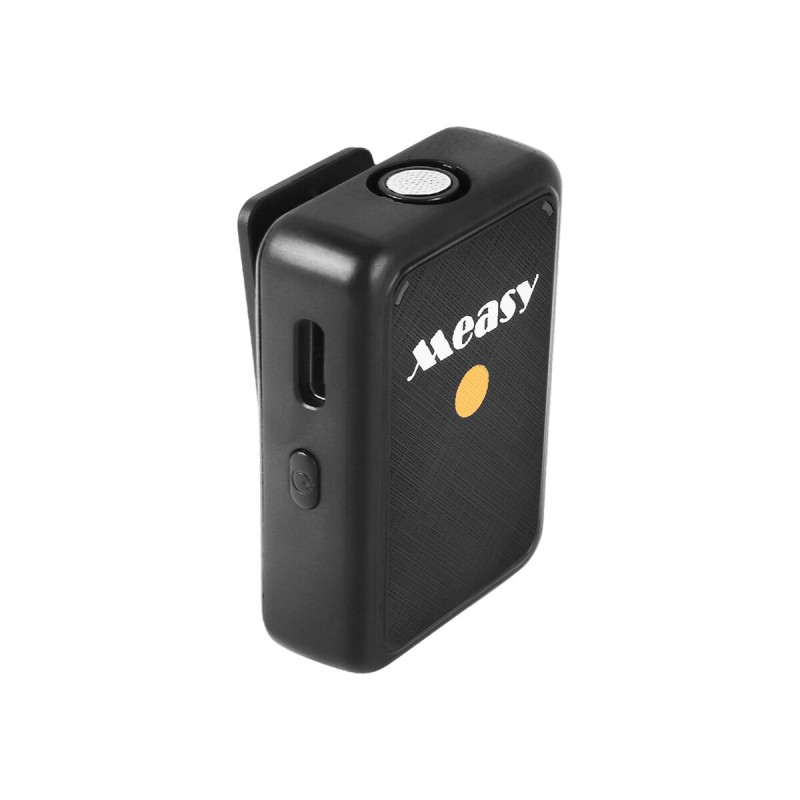 V82 Lavalier Microphone Mini Portable 1 to 2 2.4G Wireless Monitor Live Broadcast Streaming Recording Condenser Mic System