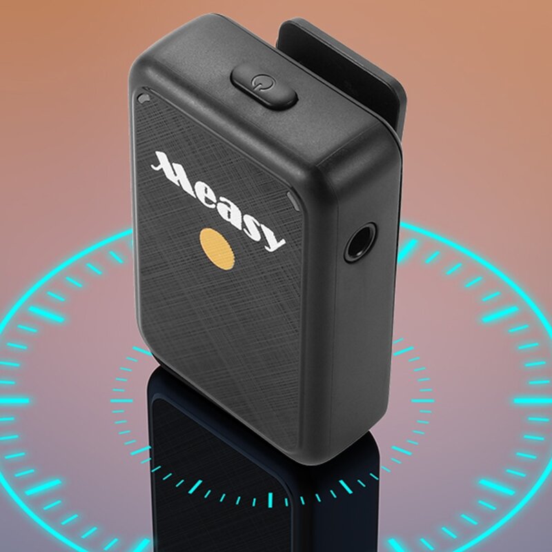 V81 2.4G Wireless Lavalier Microphone Transmitter Receiver for Vlogging Live Broadcast Streaming Video Recording for Action Came