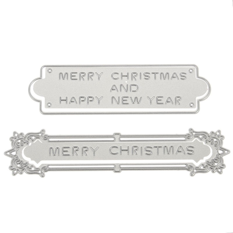 Christmas Pattern Cutting Mold Metal Cutting Dies Scrapbooking Photo Album DIY Decoration  - LZ-003