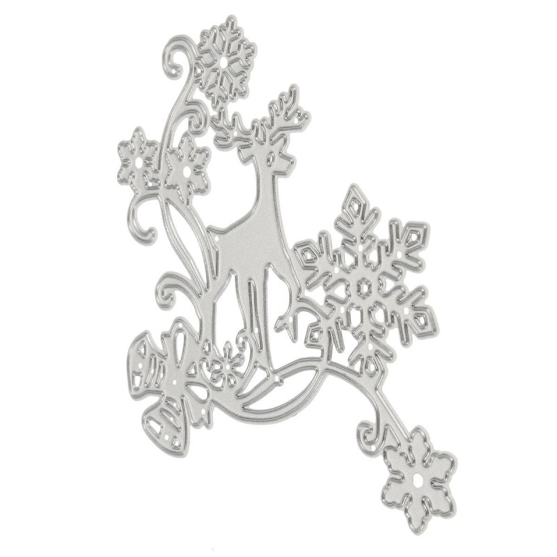 Christmas Pattern Cutting Mold Metal Cutting Dies Scrapbooking Photo Album DIY Decoration  - LZ-003