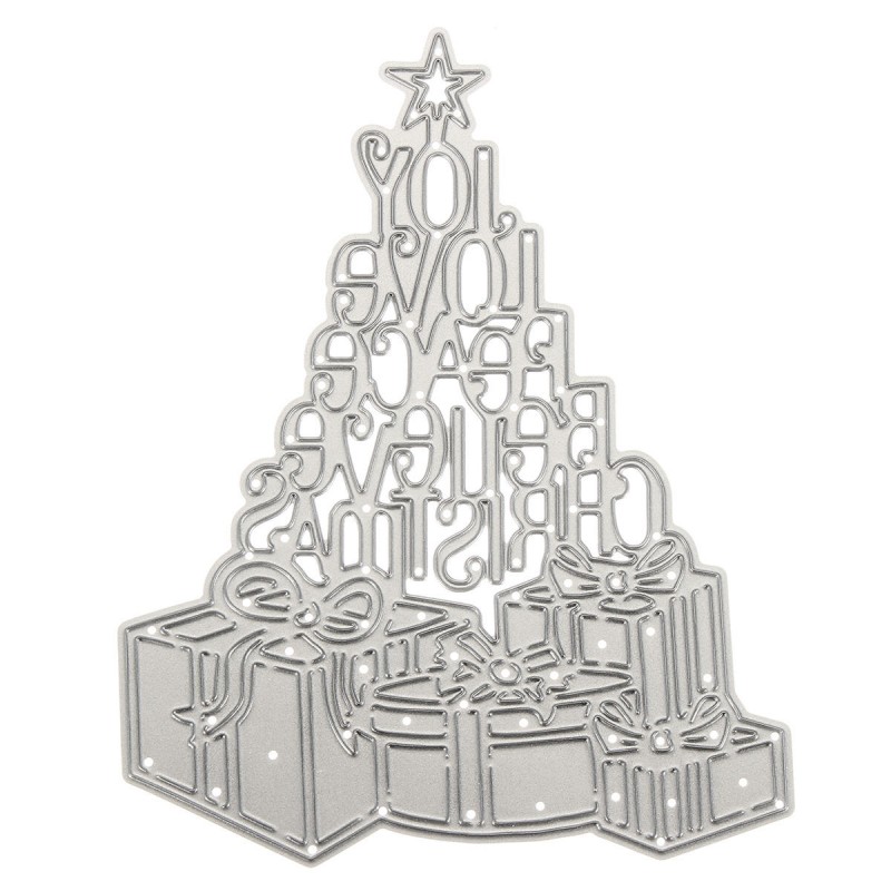 Christmas Pattern Cutting Mold Metal Cutting Dies Scrapbooking Photo Album DIY Decoration  - LZ-003