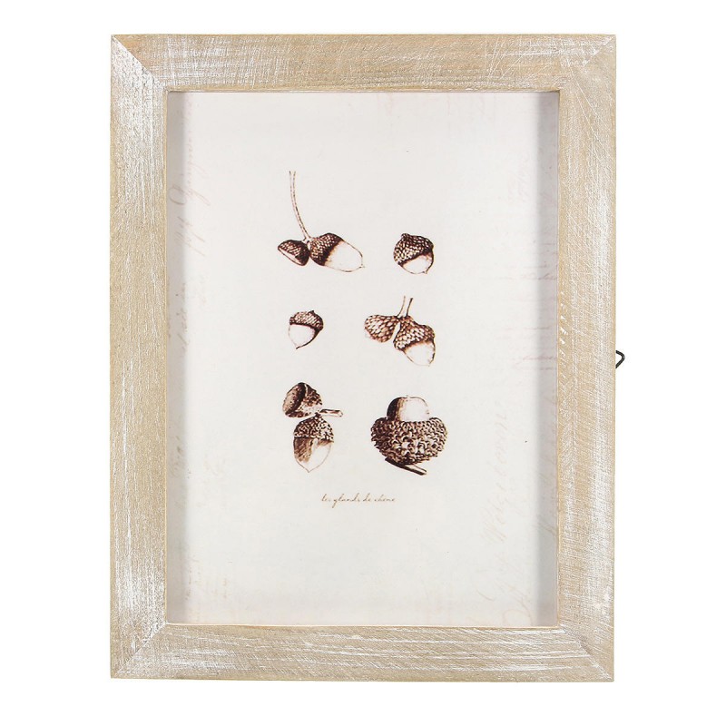 28x23cm/24x19cm Vintage Solid Wood Photo Picture Frame Wall Hanging Shabby Chic Room Decoration - Wood