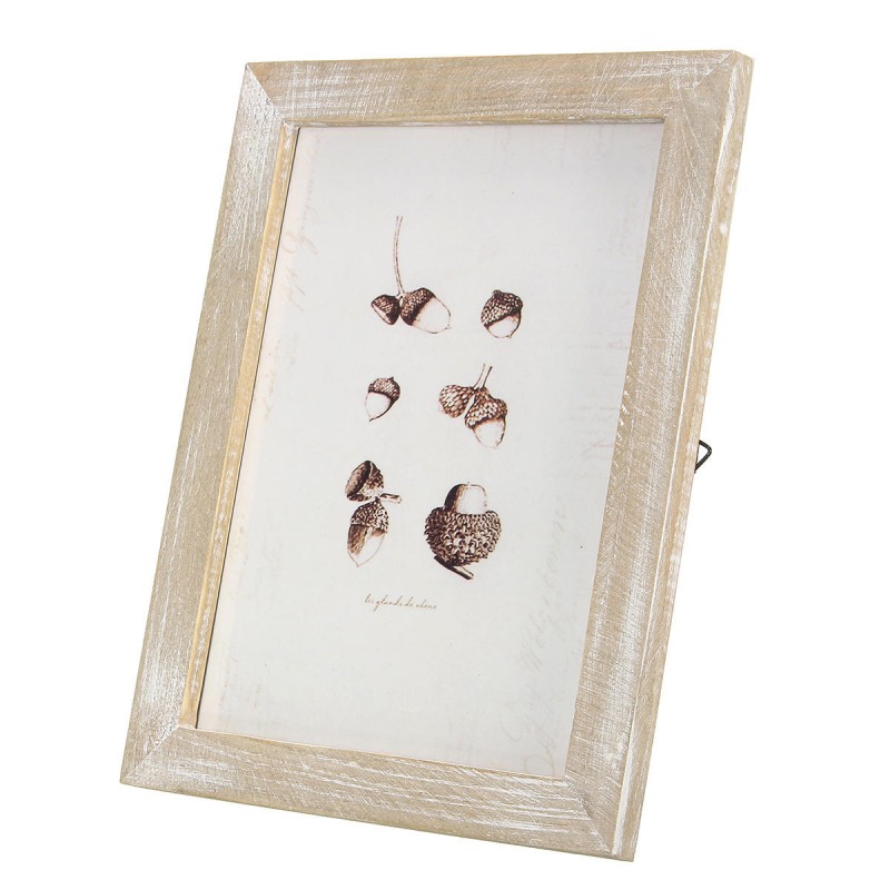 28x23cm/24x19cm Vintage Solid Wood Photo Picture Frame Wall Hanging Shabby Chic Room Decoration - Wood