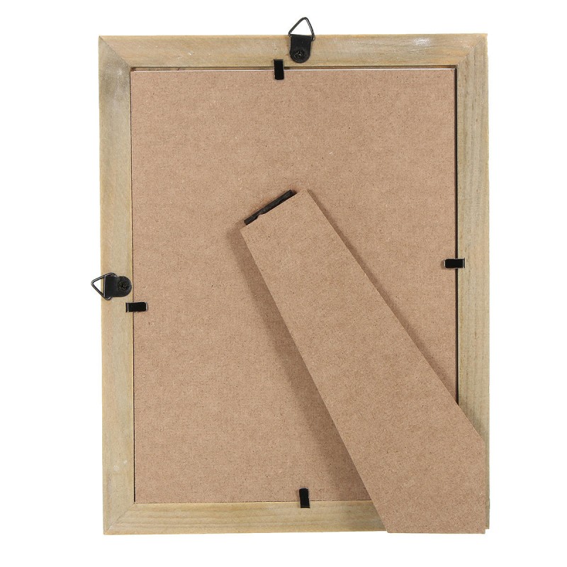 28x23cm/24x19cm Vintage Solid Wood Photo Picture Frame Wall Hanging Shabby Chic Room Decoration - Wood