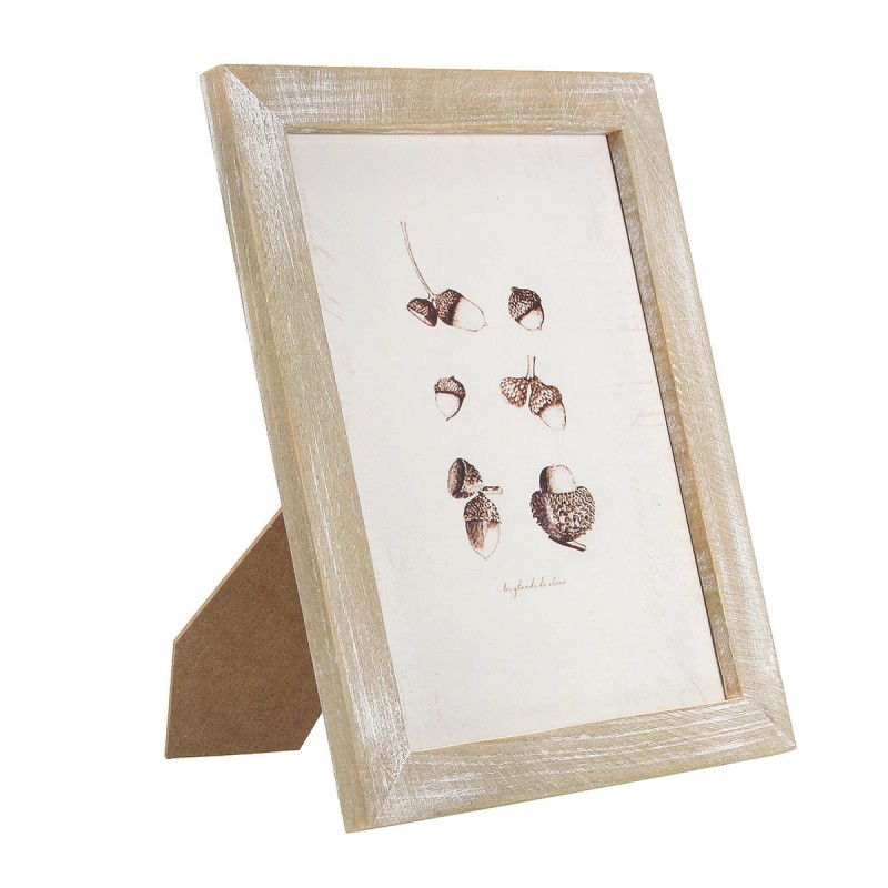 28x23cm/24x19cm Vintage Solid Wood Photo Picture Frame Wall Hanging Shabby Chic Room Decoration - Wood