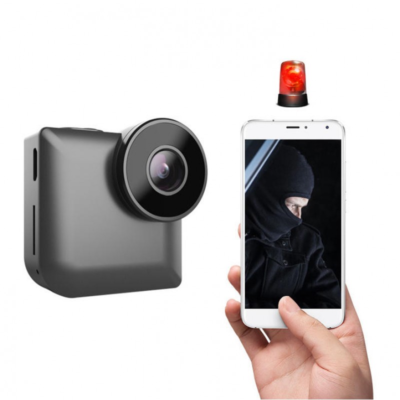  C3 Mini Wifi HD 720P 140° Angle Night Vision Camera Video Recording Motion Detection Alarm