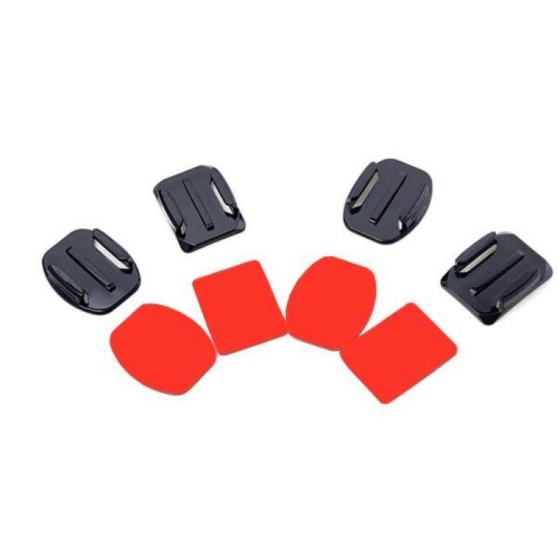 2 Flat and 2 Curved Adhesive Mount With Adhesive P...
