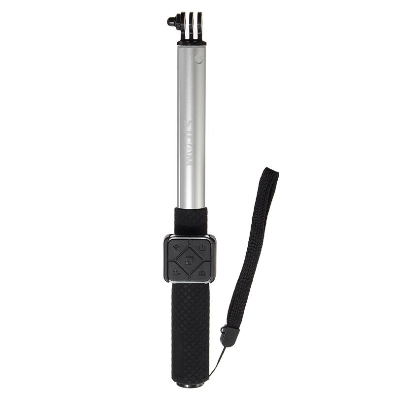 Original SJCAM Waterproof Selfie Stick with Remote Controller Set for M20 SJ6 SJ7 STAR Cameras - Silver