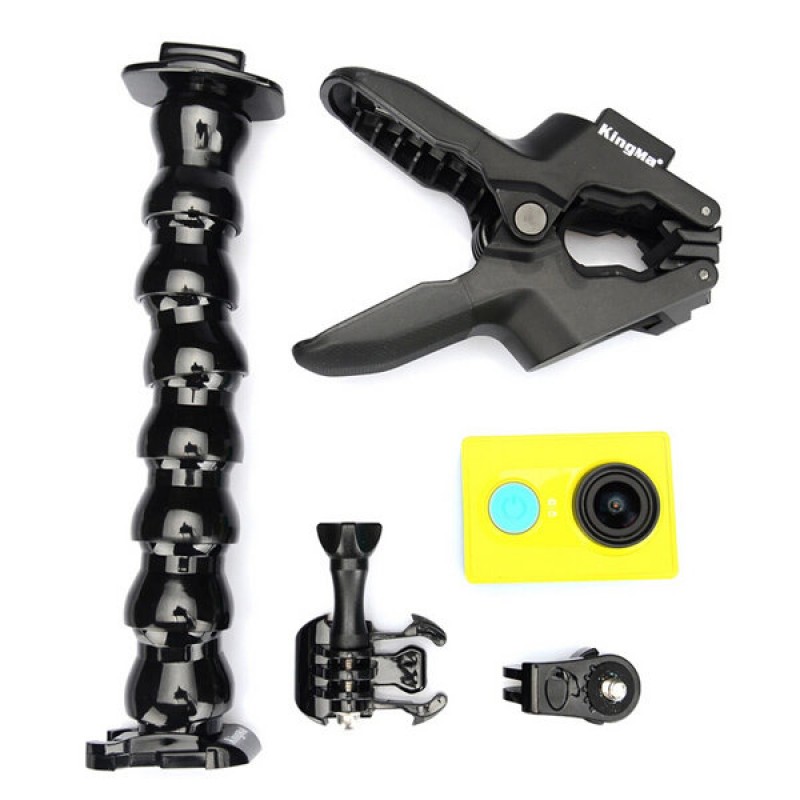 A set of Flexible Clamp Serpentine Arm Clip for  Yi Action Camera