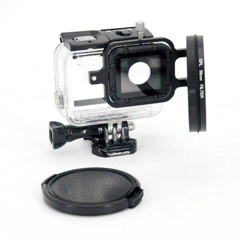 58mm CPL Filter Lens for Gopro Hero 5 Black Waterproof Housing Case