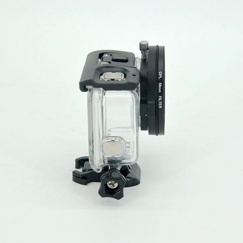  58mm CPL Filter Lens for Gopro Hero 5 Black Waterproof Housing Case