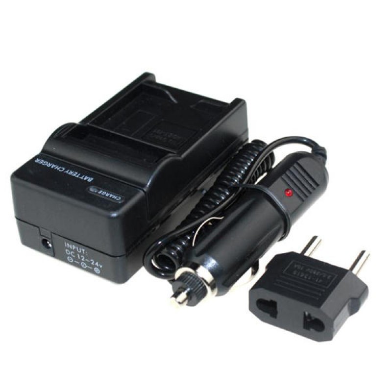 -501 Battery Car Charger Dual Port Cradle for Gopro Hero 5 Black with EU Plug