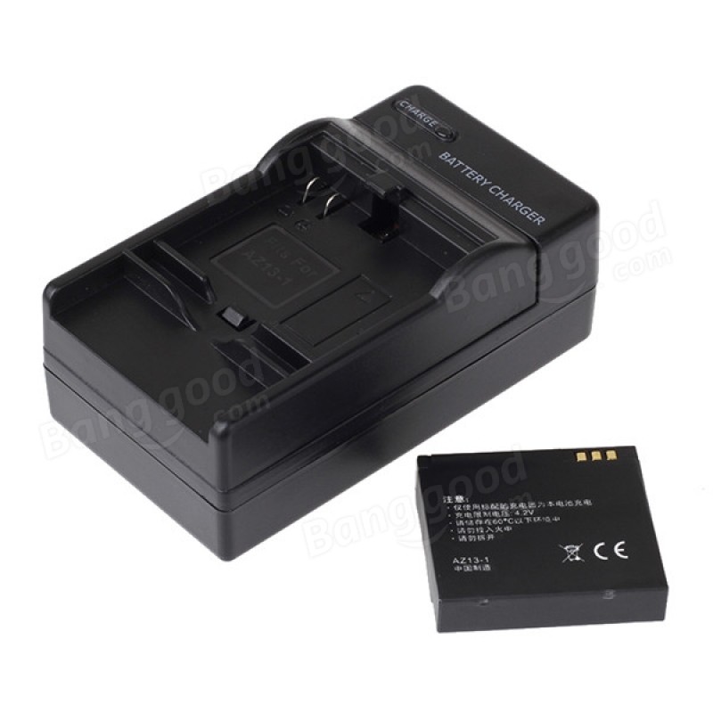 Rechargeable Battery Charger With Car Charger For  Yi Action Camera US Plug
