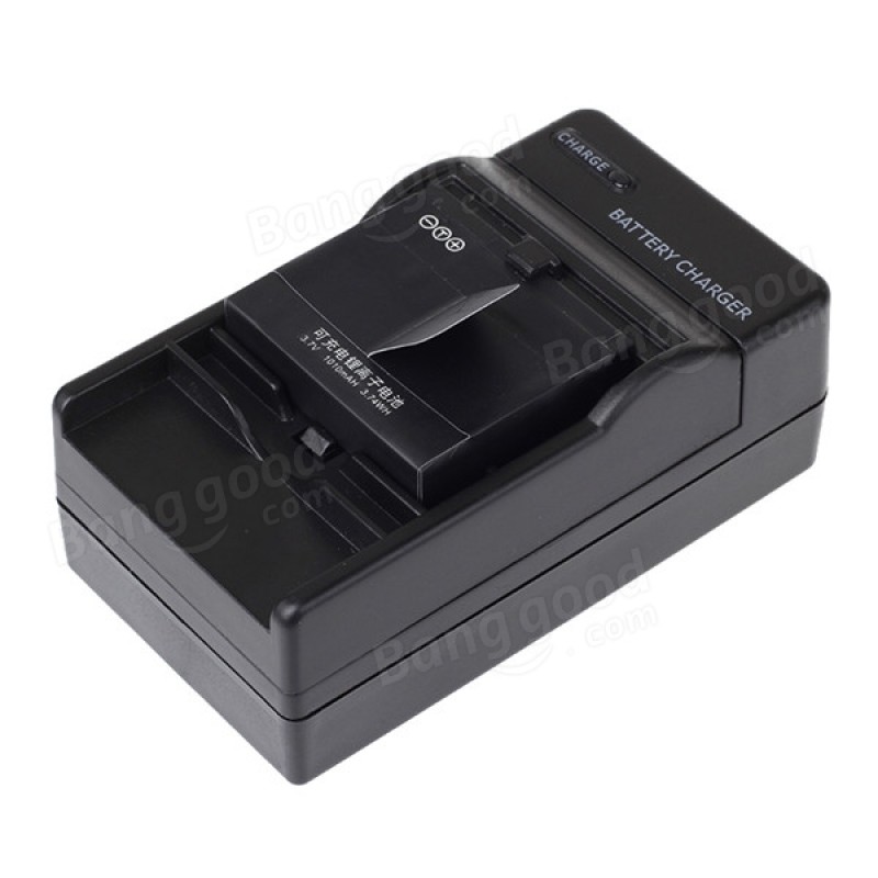 Rechargeable Battery Charger With Car Charger For  Yi Action Camera US Plug
