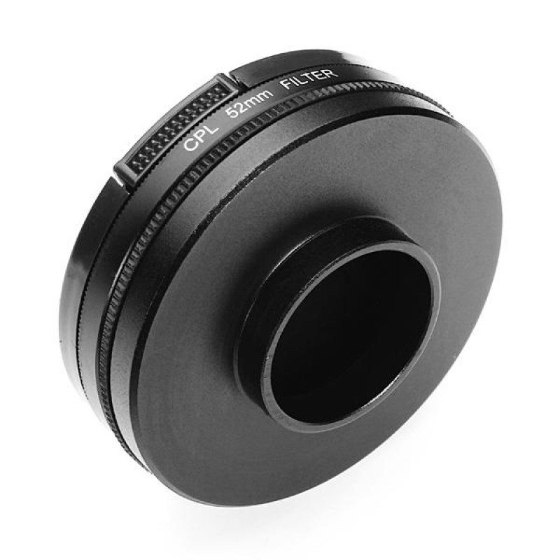 52mm Polarizer CPL Filter Lens Protector For GoPro Hero 3 3+ Camera - Black