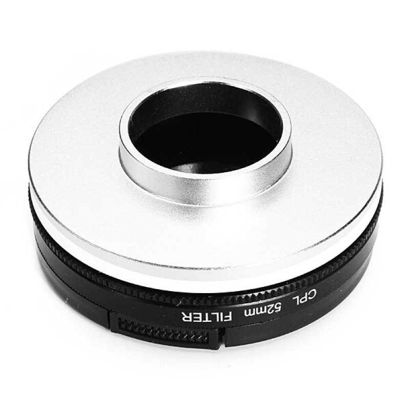 52mm Polarizer CPL Filter Lens Protector For GoPro Hero 3 3+ Camera - Black
