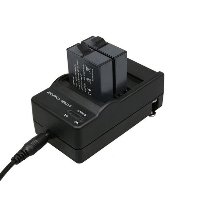-501 Battery Car Charger Dual Port Cradle for Gopro Hero 5 Black Action Sport Camera
