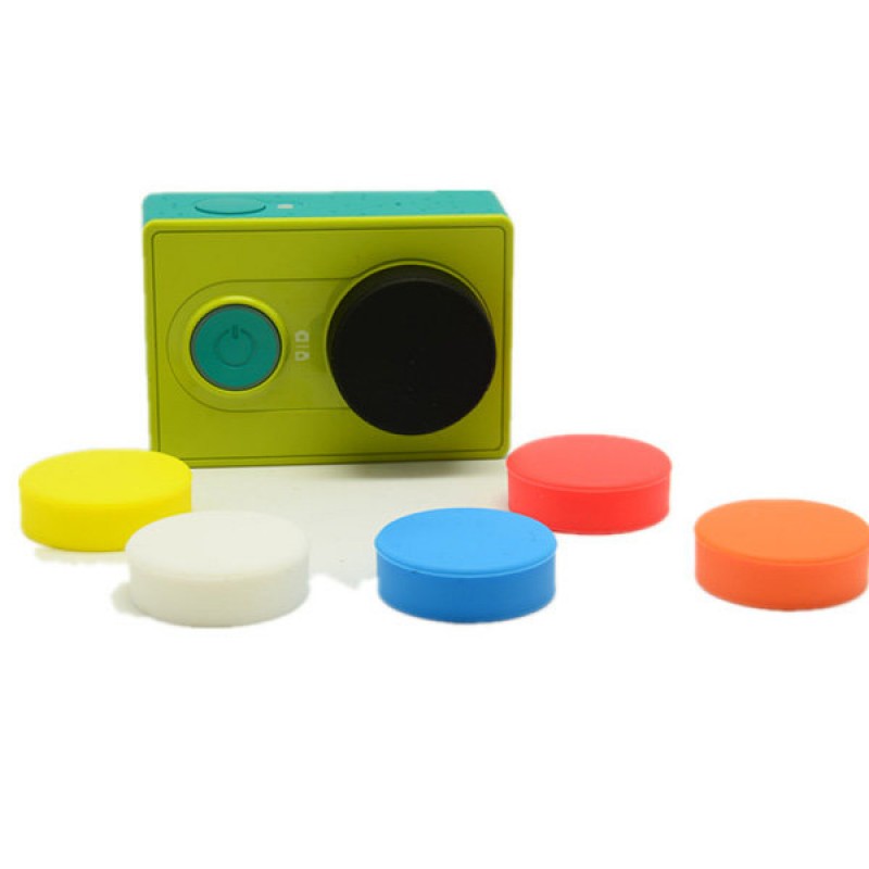 Sports Action Camera Lens Cover for  Yi WIFI Action Camera - Green