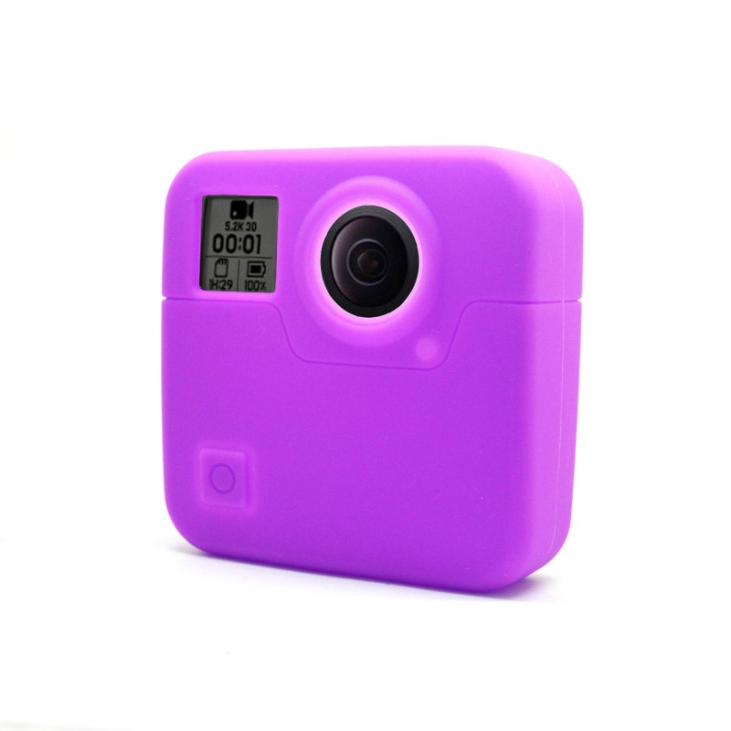 Silicone Protective Case Skin Cover Camera Accessories for GoPro Fusion 360 Camera 8 Colors - Rose