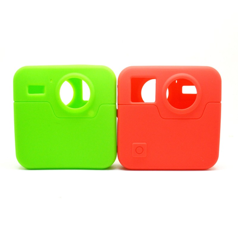 Silicone Protective Case Skin Cover Camera Accessories for GoPro Fusion 360 Camera 8 Colors - Rose
