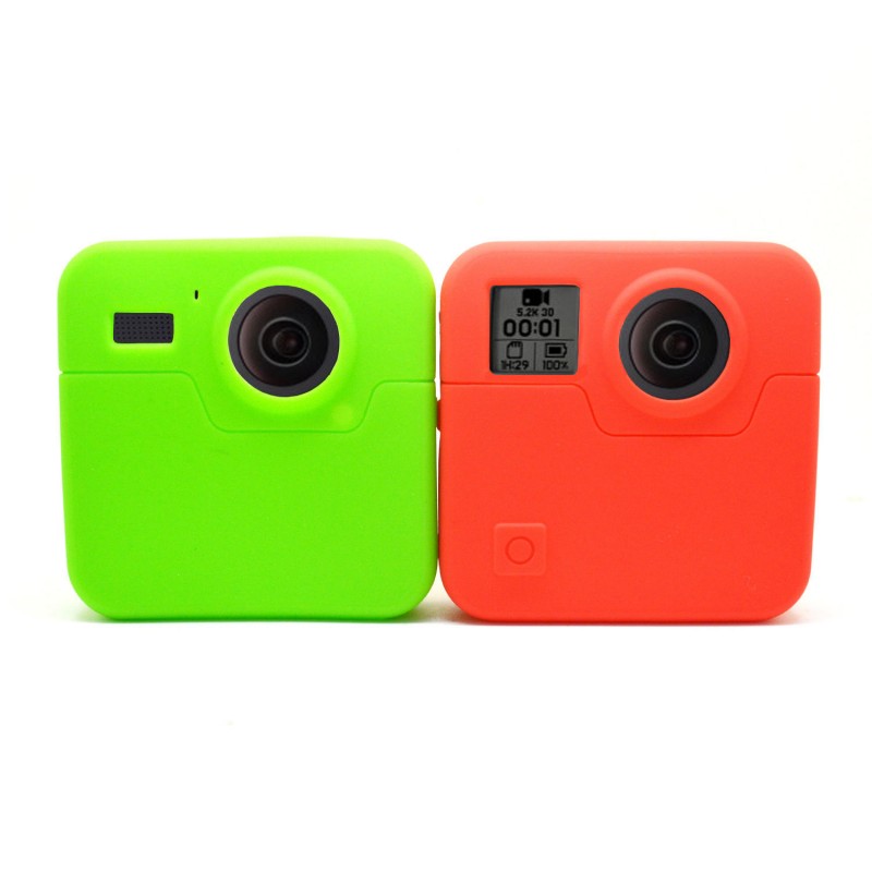 Silicone Protective Case Skin Cover Camera Accessories for GoPro Fusion 360 Camera 8 Colors - Rose