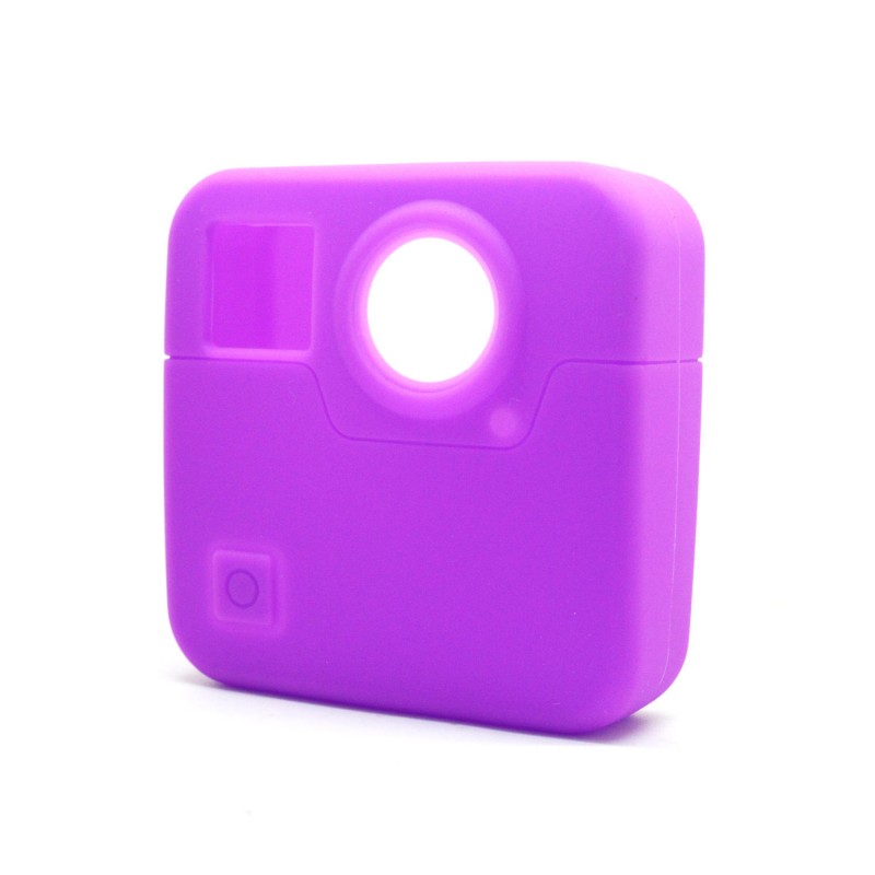 Silicone Protective Case Skin Cover Camera Accessories for GoPro Fusion 360 Camera 8 Colors - Rose