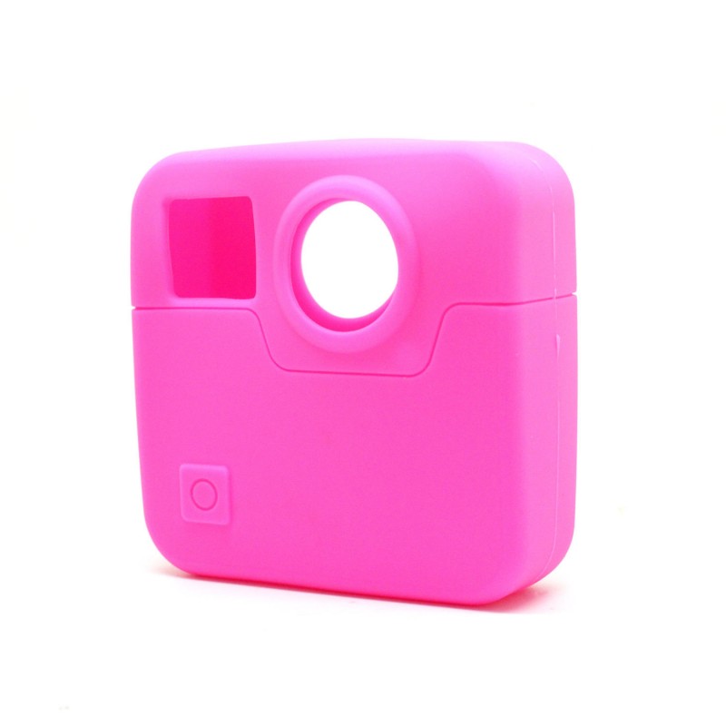 Silicone Protective Case Skin Cover Camera Accessories for GoPro Fusion 360 Camera 8 Colors - Rose