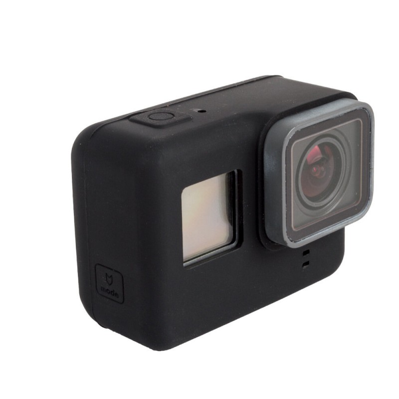 Soft Silicone Case Cover Rubber Shell for GoPro Hero 5 Protective Actioncamera Accessories - Red