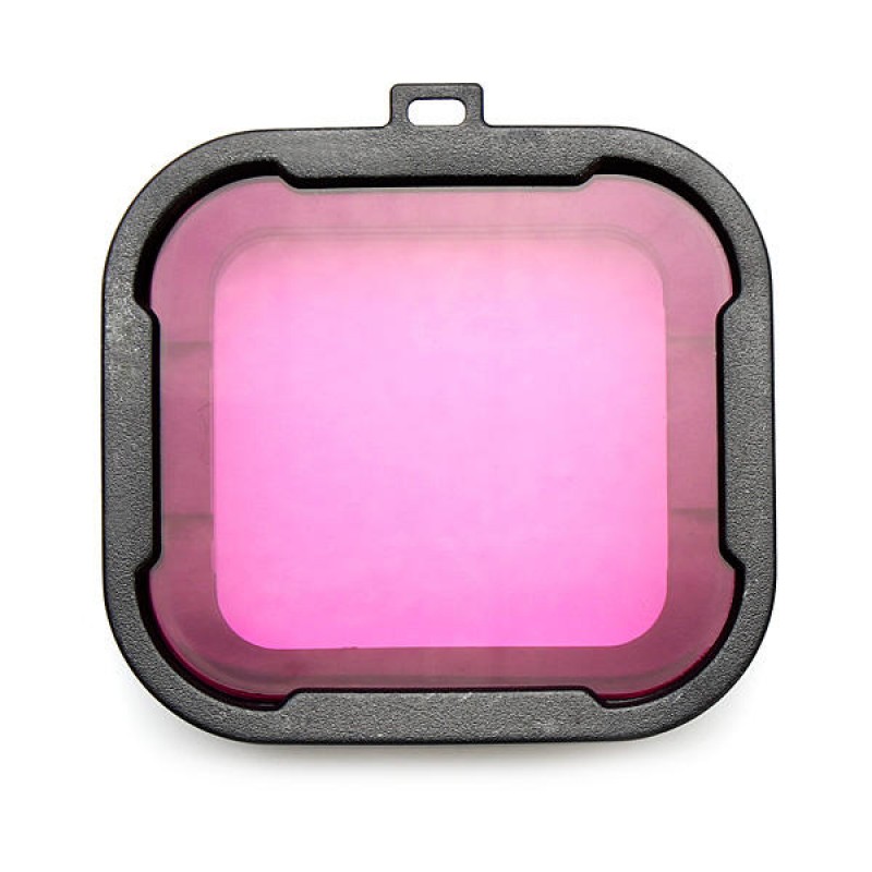 Polarizer 3 Colors Under Water Diving UV Lens Filter For Gopro Hero 3+ - Purple