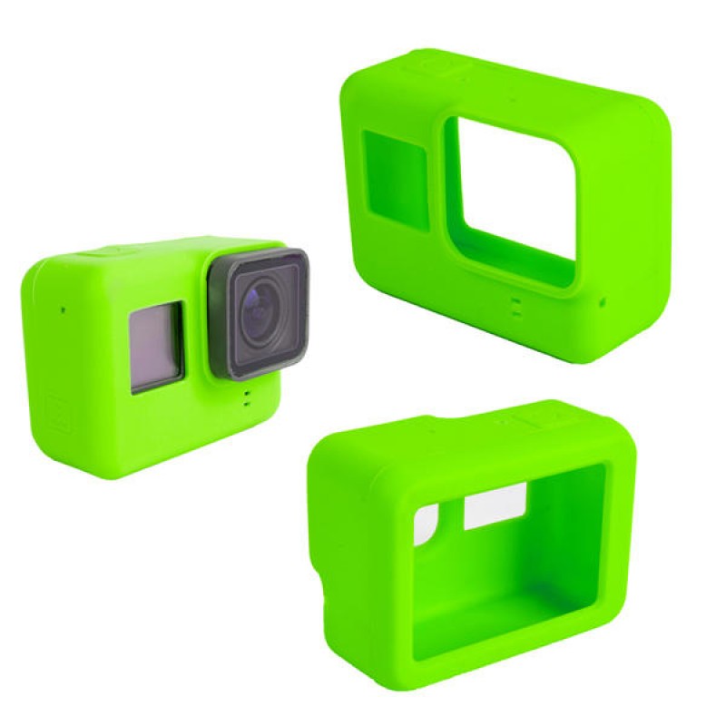 Soft Silicone Case Cover Rubber Shell for GoPro Hero 5 Protective Actioncamera Accessories - Red