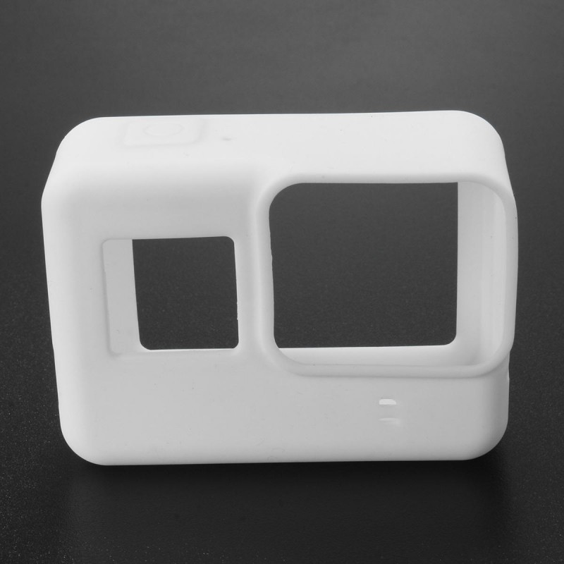 Soft Silicone Housing Case Protective Cover And Lens Cap For GoPro Hero 5 Camera - Green