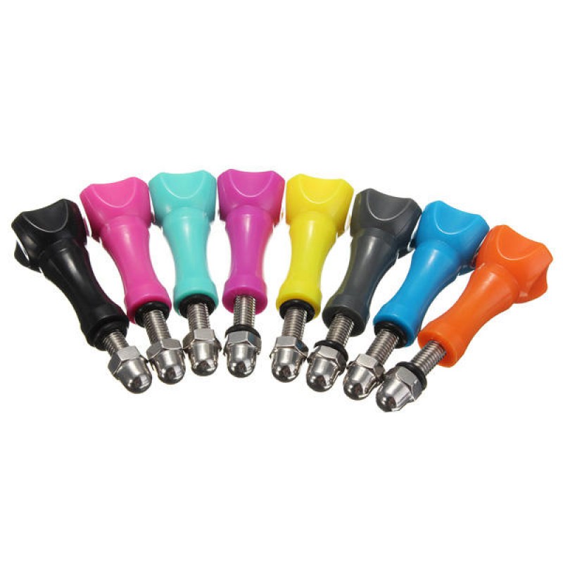 Plastic Knob Thumb Screw Cap Bolt Adjust Pivot For GoPro 1/2/3/3 Plus  Yi SJ4000 -  Pink