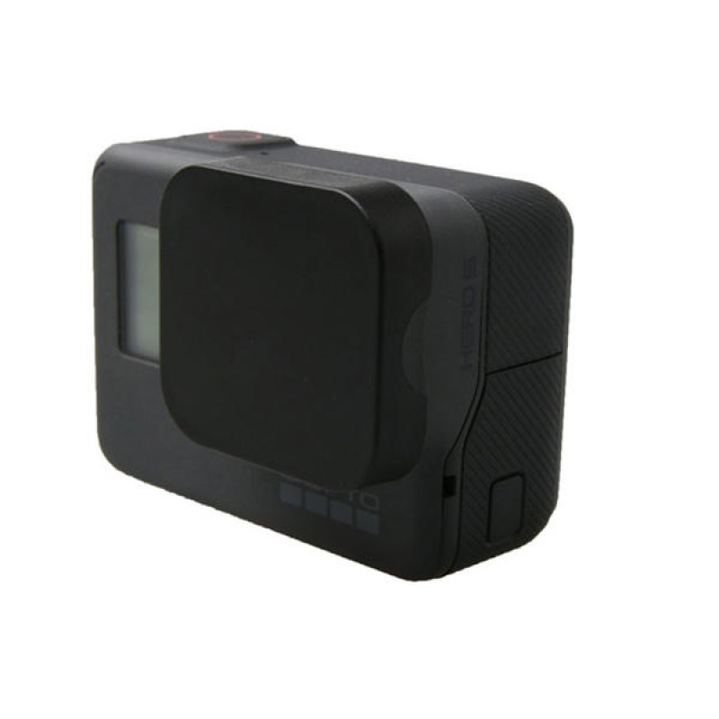 Protective Lens Cover Soft Silicone Rubber Dustproof Scratch Proof Cap for GoPro Hero 5 Black - Blue