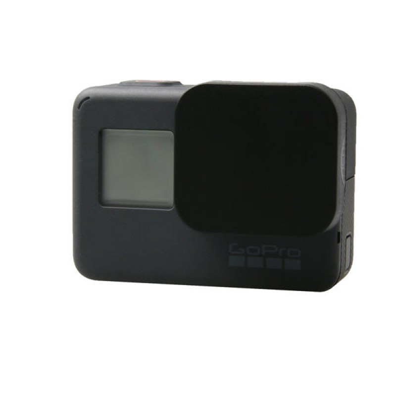 Protective Lens Cover Soft Silicone Rubber Dustproof Scratch Proof Cap for GoPro Hero 5 Black - Blue
