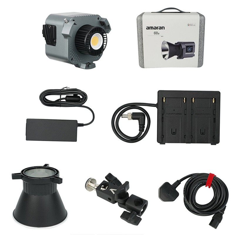 Aputure Amaran COB 60D LED Video Light Studio LED Lamp 65W 5600K Daylight CCT Photography Lighting Lamp with 8 Lighting Effects 