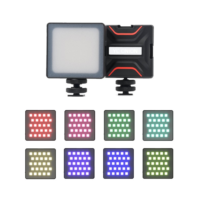 YC Onion BROWNIE RGB LED Video Light 3200K-6000K M...