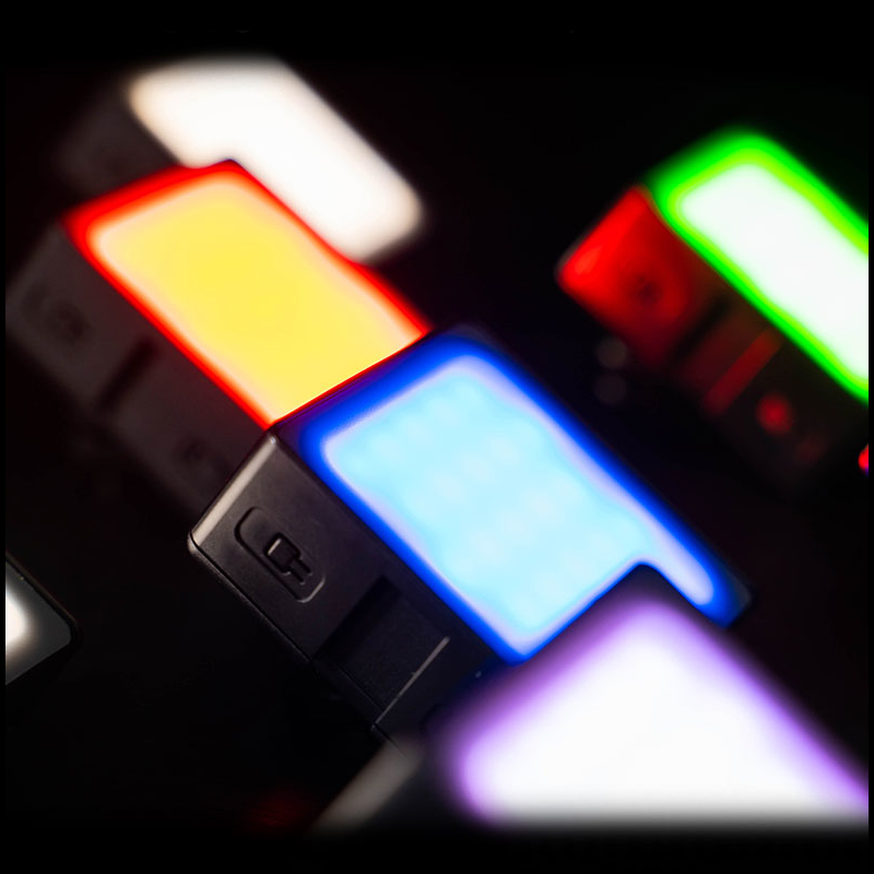 YC Onion BROWNIE RGB LED Video Light 3200K-6000K Mini Light Photography Studio Video Dimmable Fill Light for DSLR Camera Mobile 