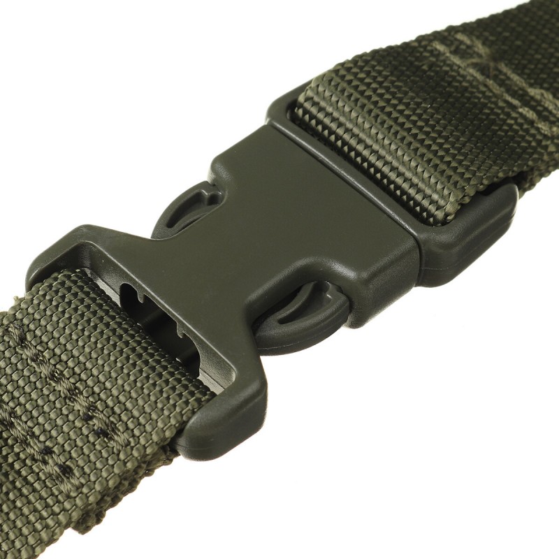 Single Point Tactical Sling Rope Multifunctional Adjustable Safety Rope Sport Oblique Shoulder Quick Release Camera Strap - Khak